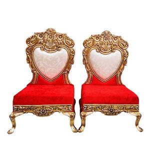 ชุดเก้าอี้มันดาปงานแต่งงานแบบดั้งเดิมของอินเดียใต้ เก้าอี้มันดาปไม้สำหรับงานแต่งงานอินเดีย เก้าอี้มันดาปไม้สำหรับงานแต่งงาน - Product Image 1