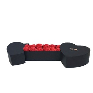 Coffrets cadeaux de fleurs <span class=keywords><strong>surprise</strong></span> double cœur design créatif boîte de tiroir de <span class=keywords><strong>maman</strong></span> de Noël de la Saint-Valentin pour fleurs et chocolats - Product Image 1