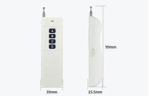 Konst công nghiệp có thể sạc lại từ xa 1-12 nút tùy chọn USB-C khả năng sạc FCC tuân thủ tầm xa 5km mã lăn - Product Image 4