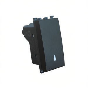 Interruptor Desviador de un Solo Polo Negro Compatible con Vimar Arke - Product Image 3