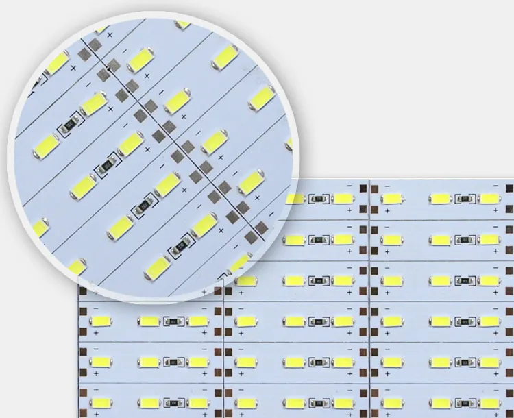 Panneau lumineux LED ultra fin de 4mm de largeur, 2835 mcpcb, bande rigide pour boîte à lumière fine