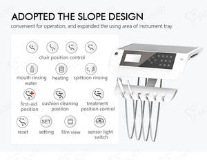 Poltrona Odontoiatrica Completa HORI Hori-R1 con Sollevamento Elettrico e Sputacchiera in Vetro Temperato Certificata CE - Product Image 6