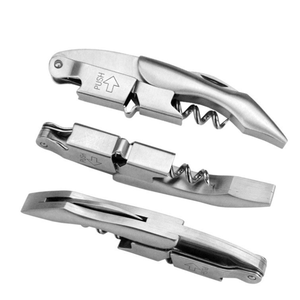 Fabriek Direct Aangepast Roestvrij Staal Gepersonaliseerde <span class=keywords><strong>Deluxe</strong></span> Reizen Obers Vleugel Bier Kurkentrekker - Product Image 5