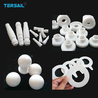 Servicio de Mecanizado CNC Personalizado OEM para Piezas de PTFE, Válvula de Bola de PTFE, Arandela de Junta, Conector de Buje Aislante Según Dibujo