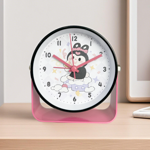 Đồng hồ báo thức phòng ngủ hoạt hình đặc biệt dễ thương của học sinh câm Đồng hồ bàn cạnh giường ngủ sáng tạo cho bé trai và bé gái - Product Image 1