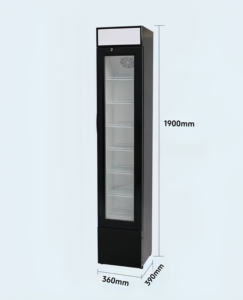 <span class=keywords><strong>Réfrigérateur</strong></span> commercial à porte vitrée pour boissons, nouveau modèle vertical, équipement de réfrigération avec éclairage LED et compresseur numérique, idéal pour les magasins. - Product Image 4