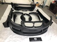Fibre de verre avant pare-chocs arrière jupe latérale garde-boue capot capot VO RSTEINER Kit de carrosserie large pour BMW série 3 M3 E92 E93