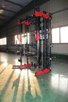 Machine de musculation tout-en-un Freeman 10 en 1, rack à squats avec système de poulies à câble 2*70KG