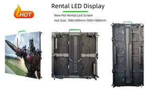 500x500mm Outdoor P3.91 Stage Background Outdoor Led Screen Display Waterproof Rental LED Display Screen