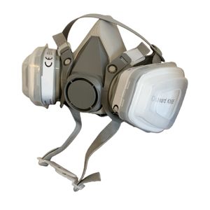 उच्च गुणवत्ता वाले एन140 सिलिकॉन आधा चेहरा मास्क पुनः प्रयोज्य गैस फिल्टर श्वसन और मास्क - Product Image 4