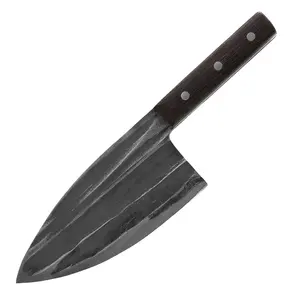 Outside 7 inch Handmade Full Tang Forged wenge wood handle thick 4 mm Ultra Bone Poultry Chopping Butcher Skinning Hunting Knife