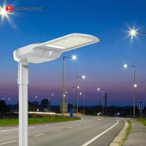 ROMANSO LED Road <b>Light</b> 60W 150W 160Lm/W ETL DLC IP66 Built-In Photocell Motion Sensor AC100-277V LED Road Lighting - Product Image 1