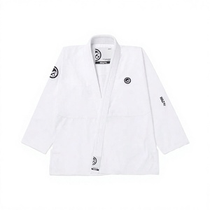 Kimono de BJJ OEM Blanco 100% Algodón para Adultos Unisex Corte Regular Ropa Duradera para Artes Marciales - Product Image 2
