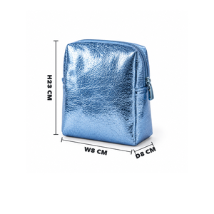 Bolsa de almacenamiento de cosméticos de viaje, personalización ODM OEM, BSCI, bolsa de maquillaje de PU, estuche de viaje portátil para cosméticos - Product Image 1