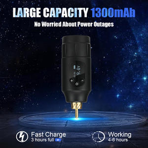 Alimentation sans fil pour stylo de tatouage Tuffking de deuxième génération, alimentation moteur RCA, alimentation OLED - Product Image 3