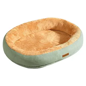 Deep Sleep Oval Drei dimensionale warme Hunden est Verdickte Samt matte für kleine Golden Retriever Baby Cat Großhandel Katzen nest