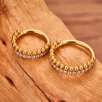 Grosir Cincin Hidung Titanium F136 Custom, Anting, Septum, Pasokan Langsung Pabrik, Perhiasan Tindik Tubuh