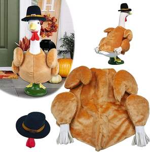 <span class=keywords><strong>Disfraz</strong></span> divertido <span class=keywords><strong>de</strong></span> pavo para <span class=keywords><strong>Gnomo</strong></span> <span class=keywords><strong>de</strong></span> césped, traje <span class=keywords><strong>de</strong></span> escultura <span class=keywords><strong>de</strong></span> Acción <span class=keywords><strong>de</strong></span> Gracias <span class=keywords><strong>de</strong></span> otoño estacional para decoración <span class=keywords><strong>de</strong></span> fiesta en el jardín - Product Image 3