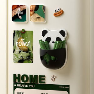Panda Sealing Clip Magnetic Refrigerator Wall Mount Bag Snack Storage Moisture Proof Dust Proof Cute Novelty Multifunction - Product Image 1