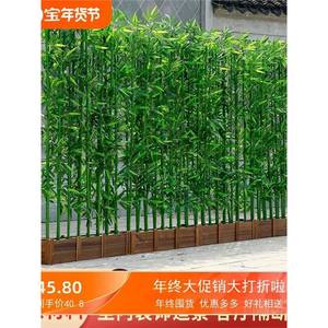 Mur végétal artificiel en bambou simulé, taille standard, technologie de flocage réaliste brevetée, haute simulation, décoration de mariage, intérieur - Product Image 5