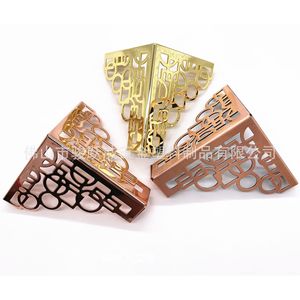 Furniture <b>Leg</b> Metal Cabinet Support Titanium Rose Gold Heavy Duty Contemporary Design - Product Image 1