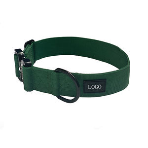 Collar Táctico K9 Ajustable de Nylon de Doble Capa con Hebilla Metálica de Liberación Rápida para Trabajo Pesado - Product Image 4