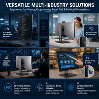 PC tout-en-un avec baie de disque de 2,5 pouces, stockage extensible, écran FHD 24/27 pouces 1920x1080, Intel Core i7, Windows 11 pour le travail de données