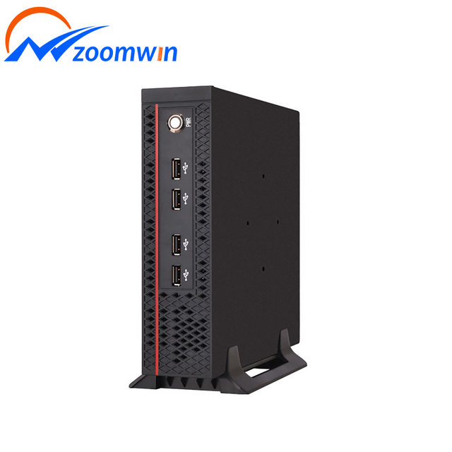 ZOOMWIN Desktops Mini PC Core I5 3470S I7 3612QM X86 Win10/11 Pro Linux Fan Cooling HD VGA HD Display Portable Computer