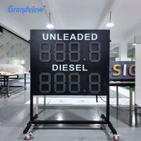 Letrero Digital LED para Estación de Servicio, Formato 88888, 25 Pulgadas, para Exteriores, Proveedor de Señalización al por Mayor