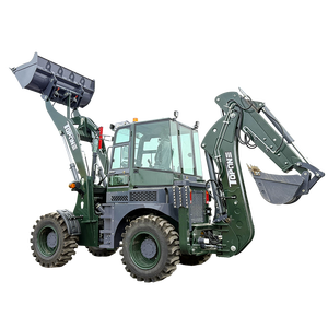 Topone backhoe BL40-28 4WD bánh xe chỉ đạo loader 2.5t CE EPA đã được phê duyệt Trái Đất di chuyển máy với Telescopic đào mở rộng - Product Image 1
