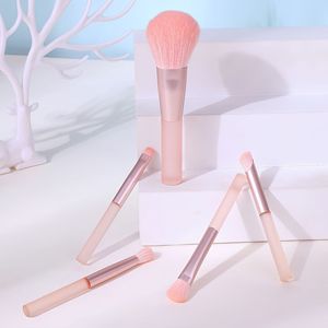 New 5pcs Mini Synthetic Hair Powder Brush Eyeshadow Nose Shadow Face Professional Makeup Brush <strong>Set</strong> With Portable Box - Product Image 3