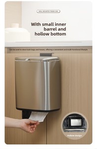 Contenedores de <span class=keywords><strong>Basura</strong></span> Grandes para Cocina, Multifuncionales, de Pared, Venta al Por Mayor - Product Image 4