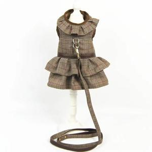 Vestido xadrez de natal para cachorros, moda de luxo, vestido, verão, fino, para animais de estimação, vestido para tutu - Product Image 1