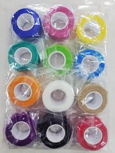 Perban Elastis Perekat Mandiri Anti Air Non-Woven Grosir untuk Pertolongan Pertama, Pembungkus Kulit, Paket Warna Campur (2.5cm*4.5m) - Product Image 2