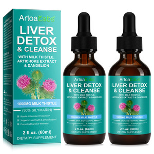 ArtoaLabs Bio 1000mg Mariendistel-Samenextrakt 80% Silimarin Tropfen - Leber-Entgiftungs-Nahrungsergänzungsmittel, Mariendistel-Tropfen - Product Image 6