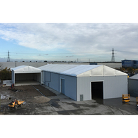 Tentes en aluminium de haute qualité résistantes à la neige, prix d'usine, imperméables, pour entrepôt temporaire, stockage, chapiteaux événementiels, tentes industrielles