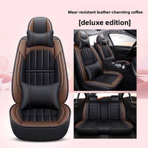 Housse de siège de <span class=keywords><strong>voiture</strong></span> en tissu universel toutes saisons, 3 pièces, couleur personnalisée, couverture complète, adaptée à la plupart des modèles de voitures, vente chaude - Product Image 4