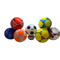 Ballon de football en PVC taille 5, cousu à la machine, 260-280g, avec logo personnalisé, cadeau promotionnel, souvenir d'événement
