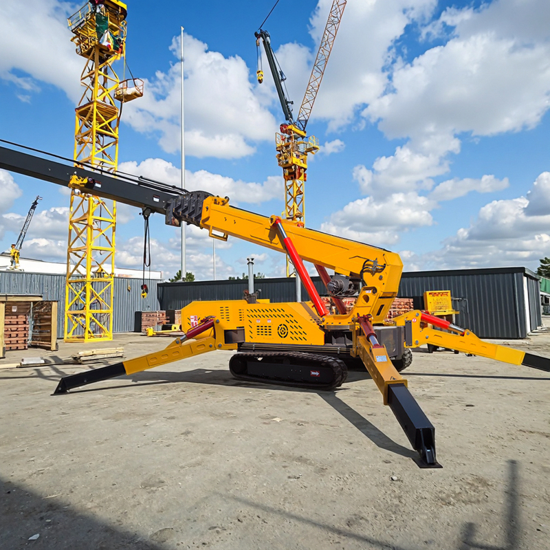 Manufacturers Supply diesel Crawler Spider Crane