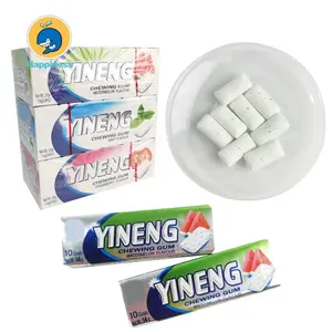 YINENG กรอบรสผลไม้รสมิ้นท์เคี้ยวหมากฝรั่ง