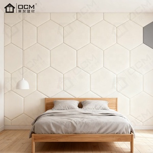 Tablero acústico de Fieltro de Poliéster Hexagonal reciclado 100%, paneles acústicos verdes ecológicos para mascotas para insonorización de <span class=keywords><strong>Gimnasio</strong></span> Moderno - Product Image 2