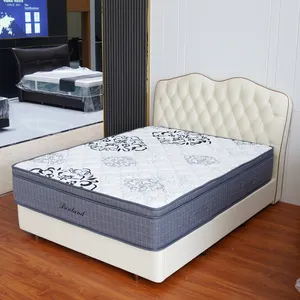 TOP 10 Heißer Verkauf Twin Size 5 Zone Heißeste Pocket Spring Coil Matratze Box Spring Matratze Euro Top Gel Memory Foam Matratze