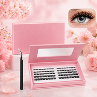 Pestañas Postizas Autoadhesivas, Aplicación sin Pegamento, Duración de 7-15 Días, 100% Hechas a Mano, Aspecto de Ojo de Gato, Proveedor Mayorista para Maquillaje DIY