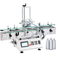 Machine doseuse de remplissage de bouteilles d'eau d'huile essentielle de bureau automatique 4 têtes pompe détergent Sauce soja Vinger jus boisson