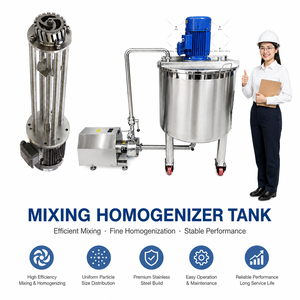 Mezclador y Homogeneizador Automático al Vacío para Jabón y Detergente, Tanque de Mezcla al Vacío para Suero - Product Image 1