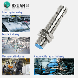 Bxuan M12 không đỏ mặt cảm biến chuyển đổi cảm ứng bốn dây đầu ra NPN no + NC 4mm Khoảng cách phát hiện cảm biến chuyển đổi gần - Product Image 5