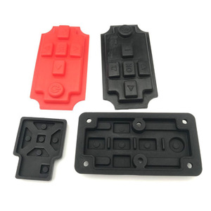 Clavier à membrane en silicone, télécommande à montage sur panneau, boutons numériques étanches avec adhésif de fixation - Product Image 3