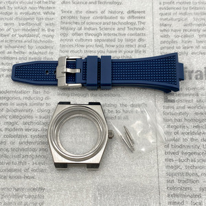 <span class=keywords><strong>Reloj</strong></span> Personalizado con Logotipo, <span class=keywords><strong>Caja</strong></span> de Acero Inoxidable de 31.8 mm, <span class=keywords><strong>Movimiento</strong></span> NH35/NH36, Correa de Goma, Accesorios para <span class=keywords><strong>Reloj</strong></span>, Resistente al Agua - Product Image 2