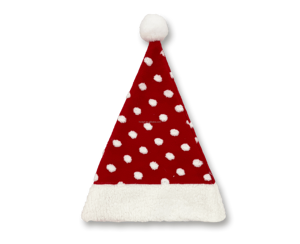 قبعة سانتا كلوز الكلاسيكية الحمراء المحبوكة من قماش سميك صديق للبيئة قابل للتمدد، تناسب الجميع، تُغسل يدويًا فقط لتعزيز الدفء في الحفلات - Product Image 5