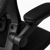 Chaise de bureau ergonomique à dossier haut en maille ALINUNU, directement de l'usine, avec accoudoirs rabattables